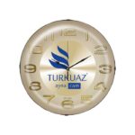 on 011 bombe cam duvar saati