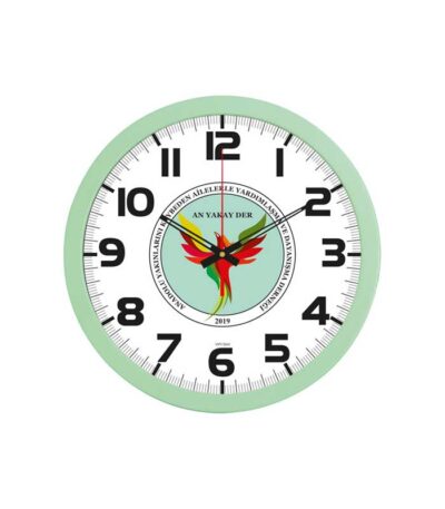 on 011 plastik duvar saati