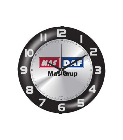 on 013 bombe cam duvar saati