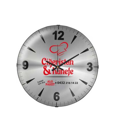 on 014 bombe cam duvar saati