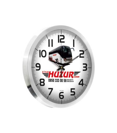on 015 metal duvar saati