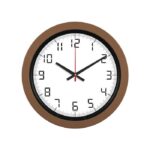 on 017 plastik duvar saati