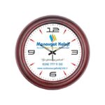 on 018 plastik duvar saati