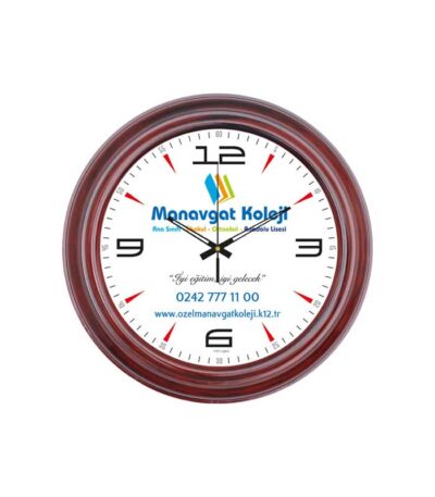 on 018 plastik duvar saati