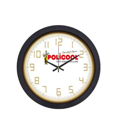 on 019 plastik duvar saati